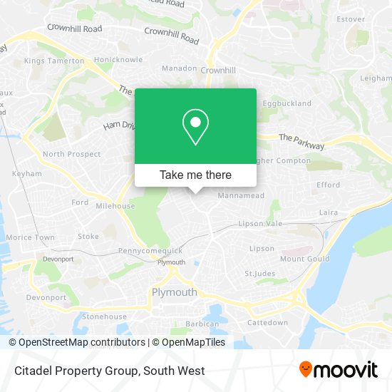 Citadel Property Group map