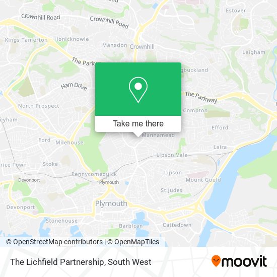 The Lichfield Partnership map