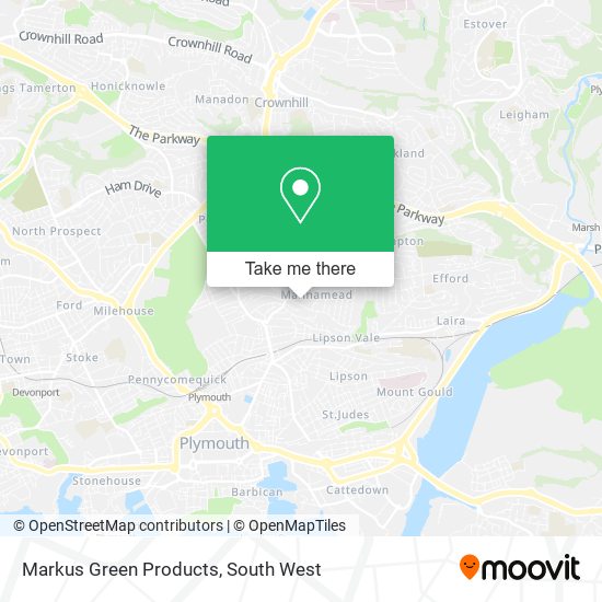 Markus Green Products map