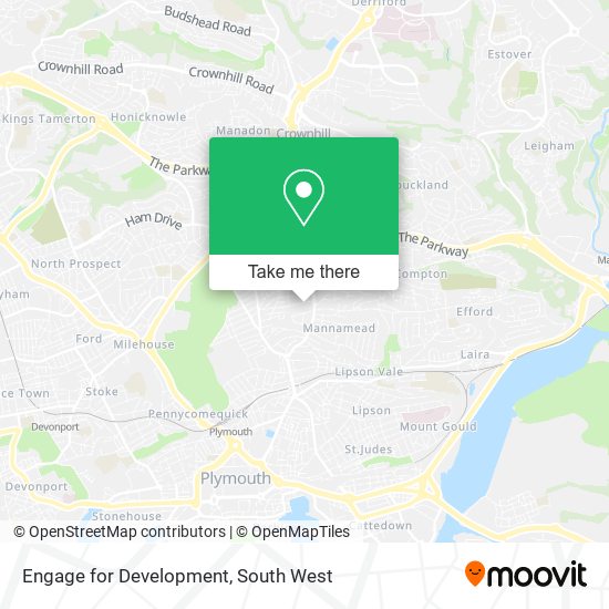 Engage for Development map