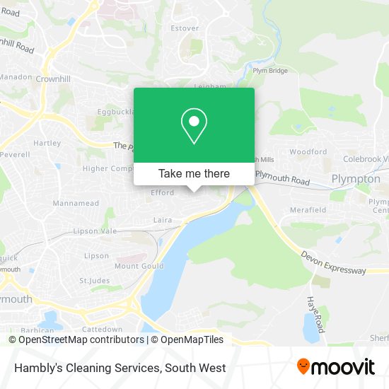 Hambly's Cleaning Services map