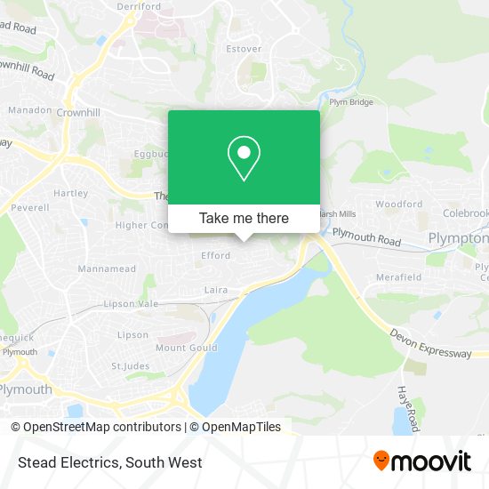 Stead Electrics map