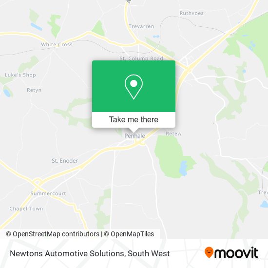 Newtons Automotive Solutions map