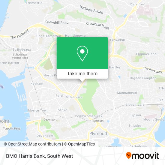 BMO Harris Bank map