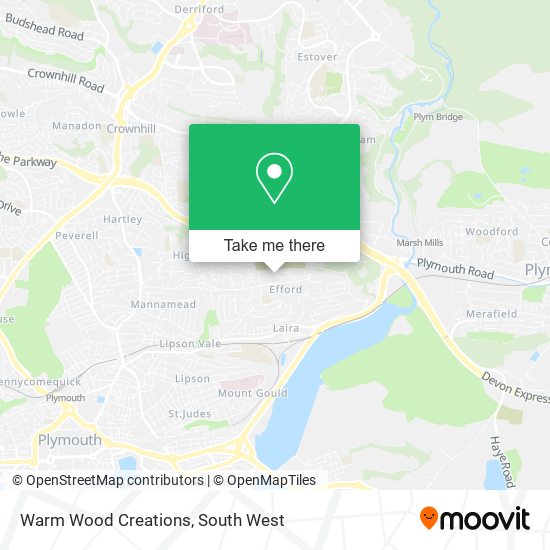 Warm Wood Creations map