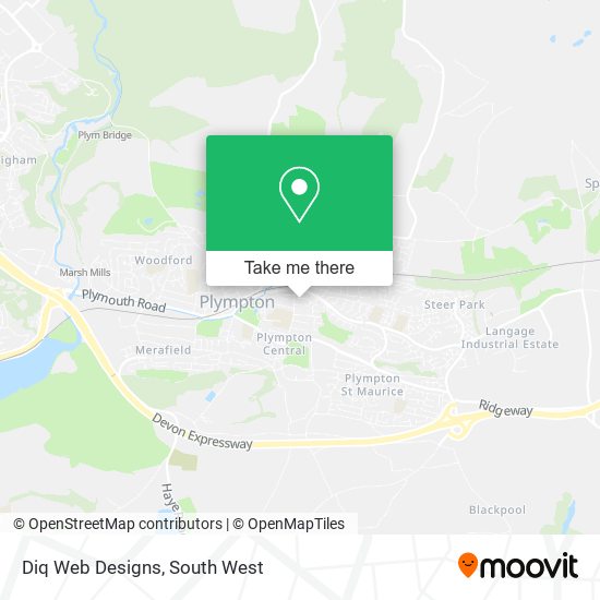 Diq Web Designs map
