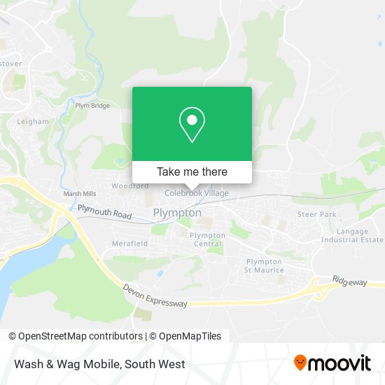 Wash & Wag Mobile map