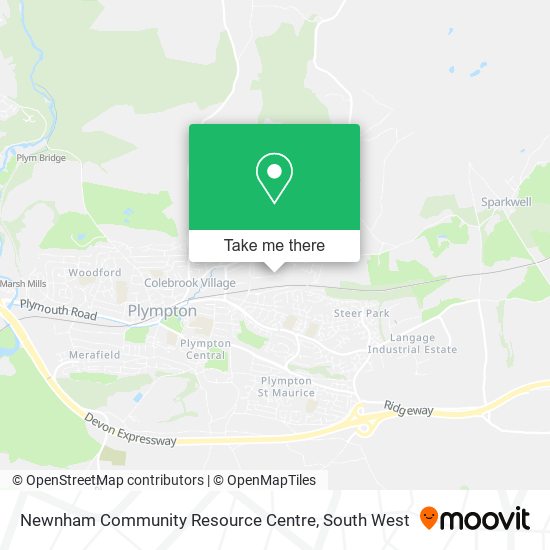 Newnham Community Resource Centre map