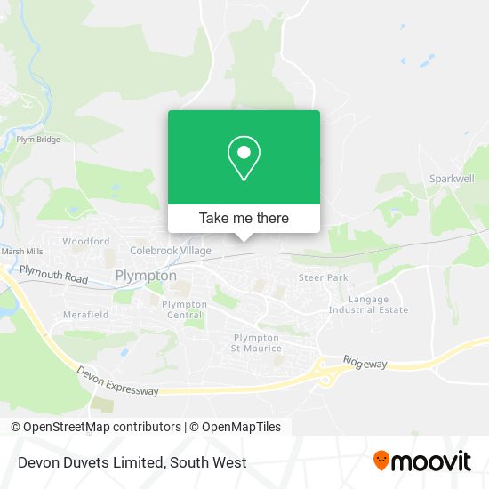 Devon Duvets Limited map