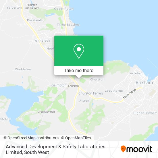 Advanced Development & Safety Laboratories Limited map