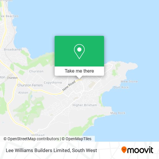 Lee Williams Builders Limited map