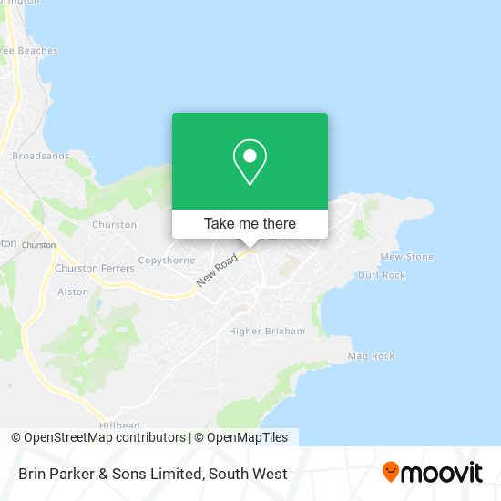 Brin Parker & Sons Limited map