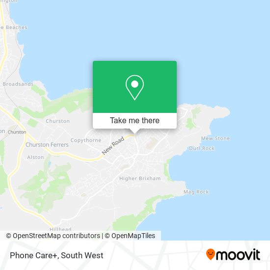 Phone Care+ map