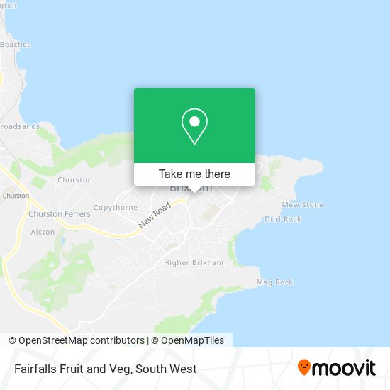 Fairfalls Fruit and Veg map