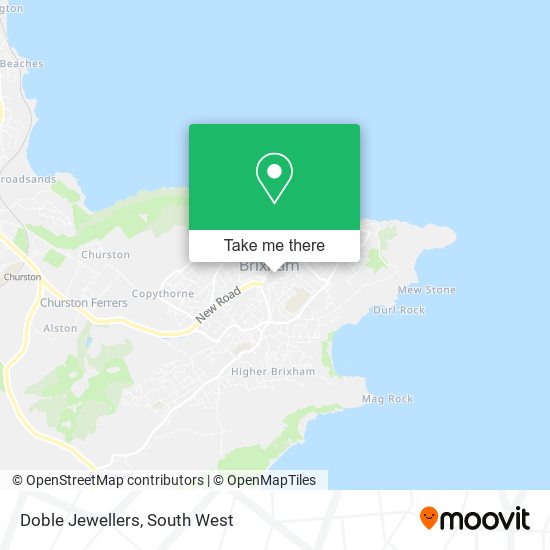 Doble Jewellers map