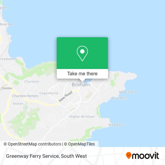 Greenway Ferry Service map