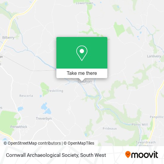Cornwall Archaeological Society map