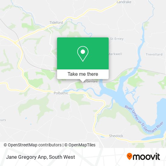 Jane Gregory Anp map