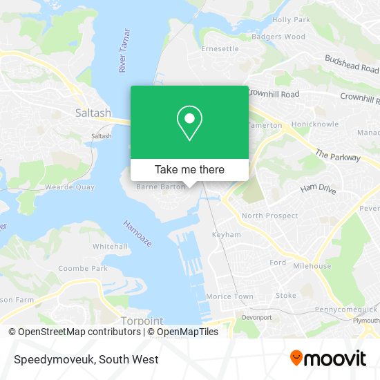 Speedymoveuk map