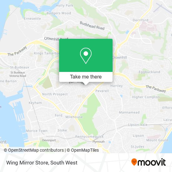 Wing Mirror Store map