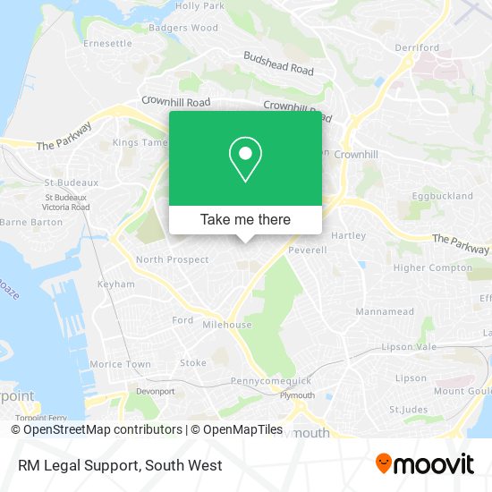 RM Legal Support map