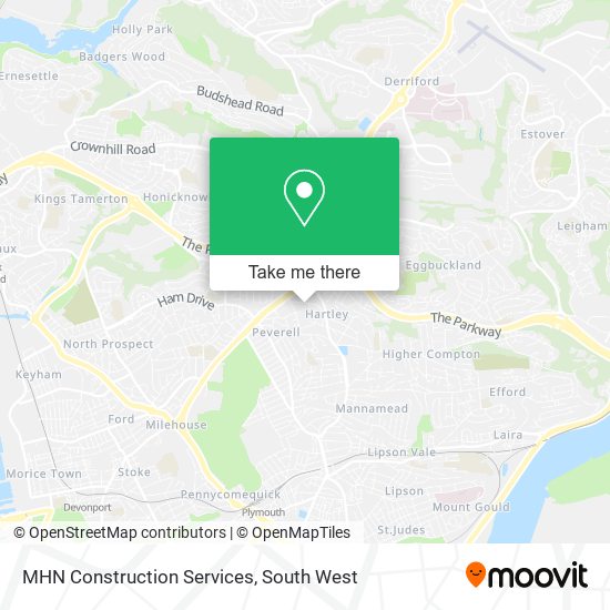MHN Construction Services map