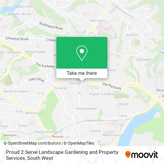 Proud 2 Serve Landscape Gardening and Property Services map