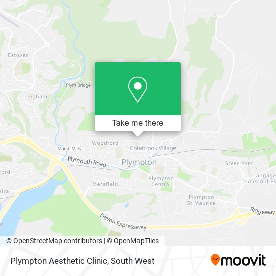 Plympton Aesthetic Clinic map