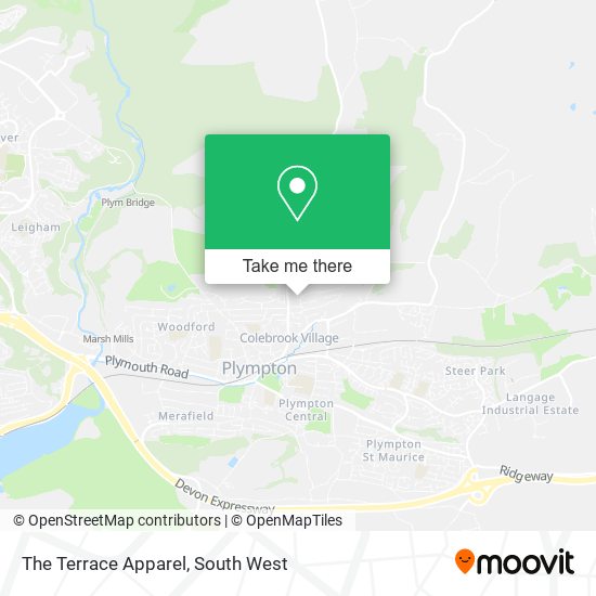 The Terrace Apparel map