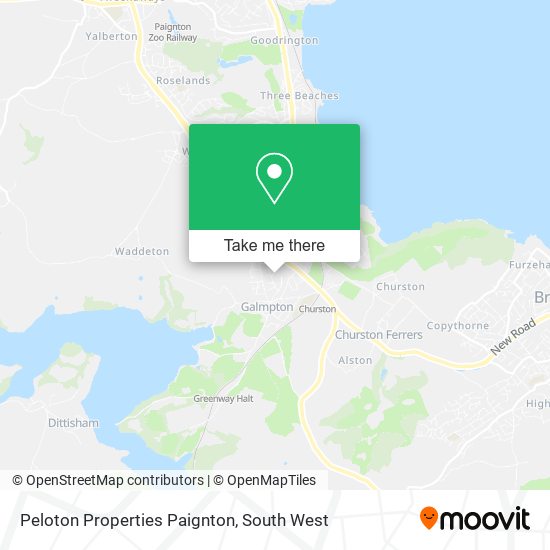 Peloton Properties Paignton map