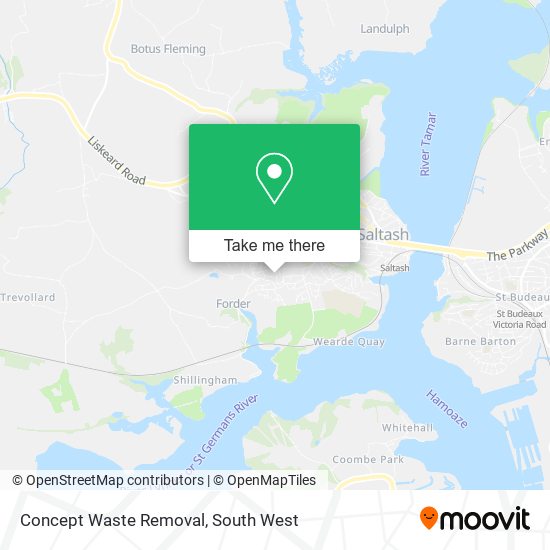 Concept Waste Removal map