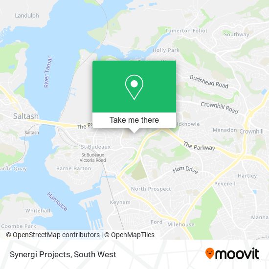 Synergi Projects map