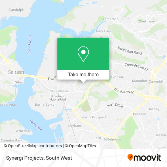 Synergi Projects map