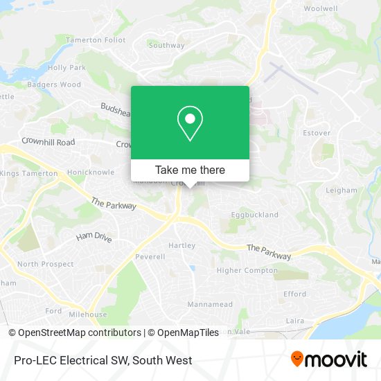 Pro-LEC Electrical SW map