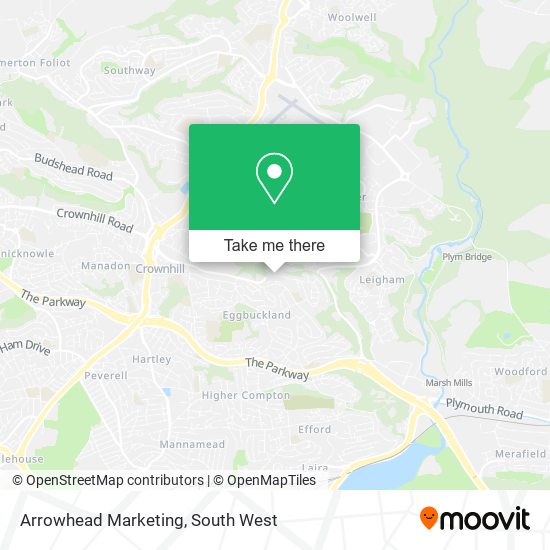 Arrowhead Marketing map