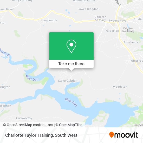 Charlotte Taylor Training map