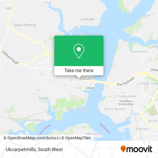 Ukcarpetmills map