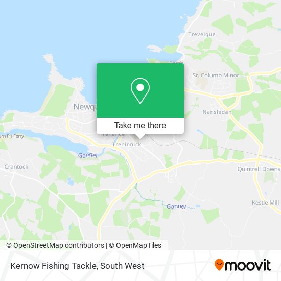 Kernow Fishing Tackle map