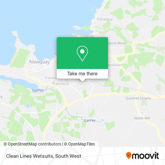 Clean Lines Wetsuits map