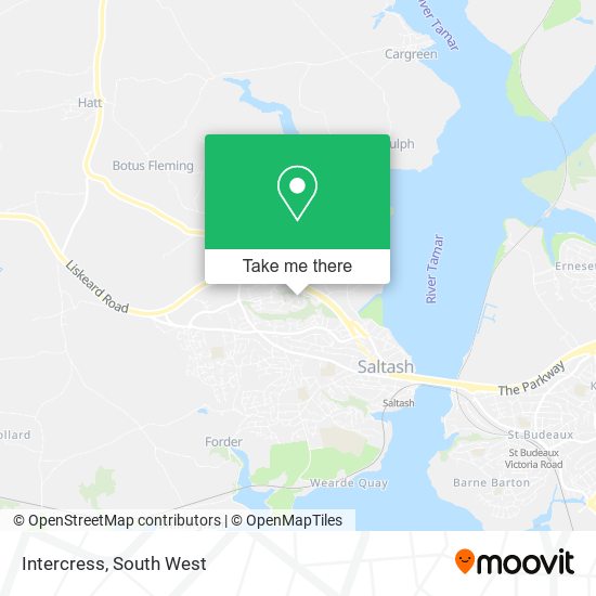 Intercress map