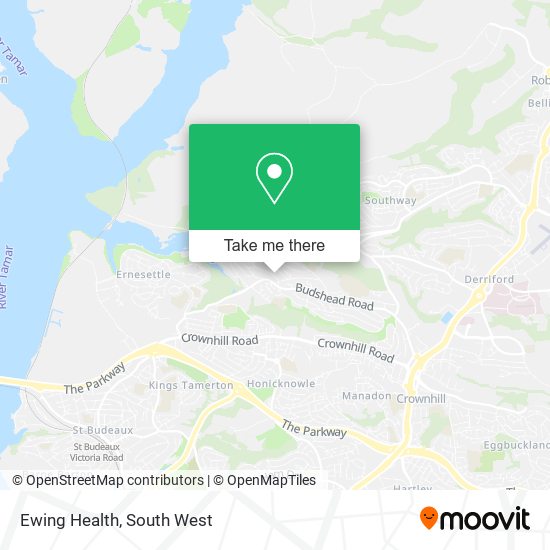 Ewing Health map