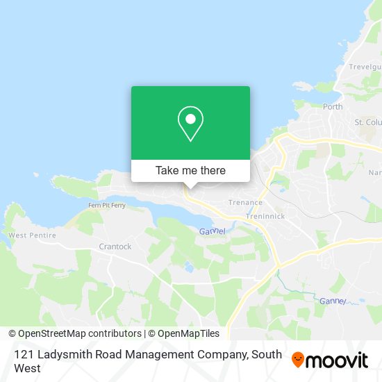 121 Ladysmith Road Management Company map
