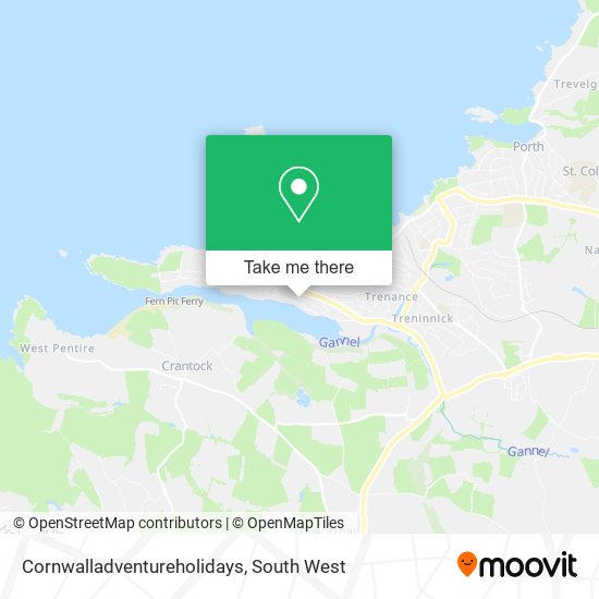 Cornwalladventureholidays map