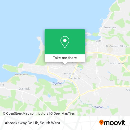 Abreakaway.Co.Uk map