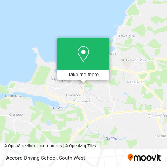 Accord Driving School map