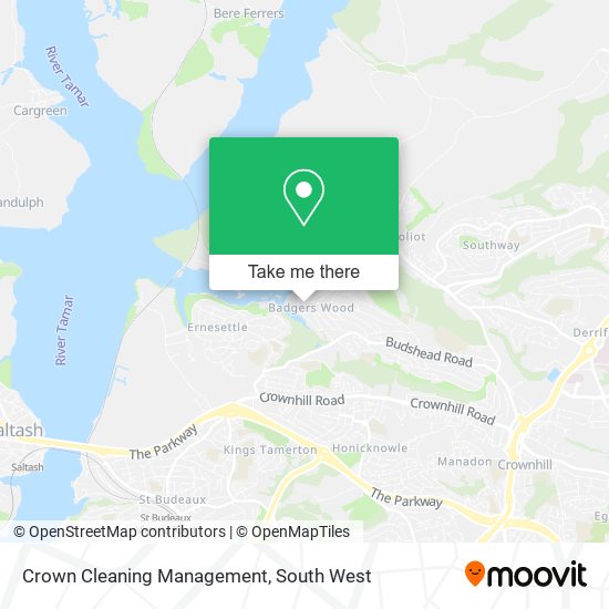 Crown Cleaning Management map