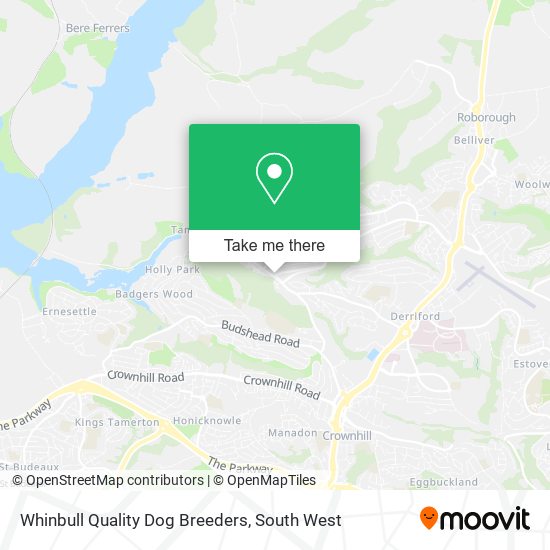 Whinbull Quality Dog Breeders map