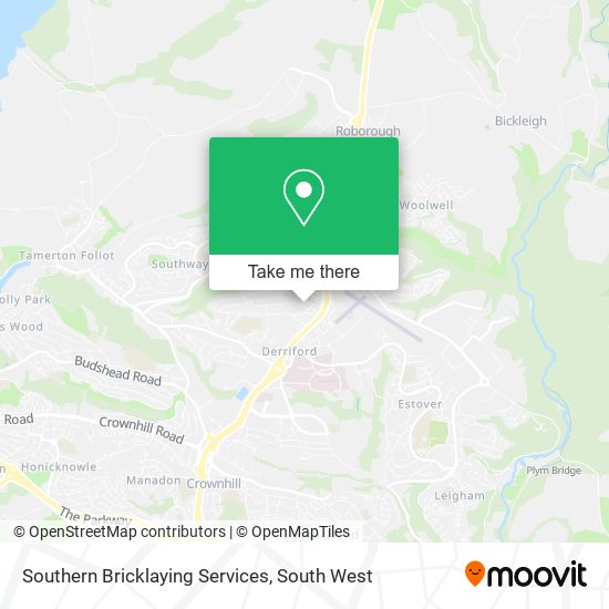 Southern Bricklaying Services map