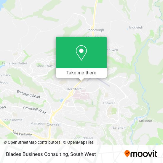 Blades Business Consulting map