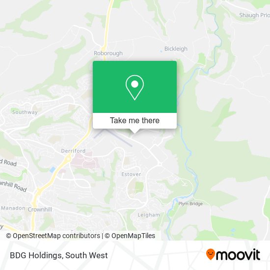 BDG Holdings map